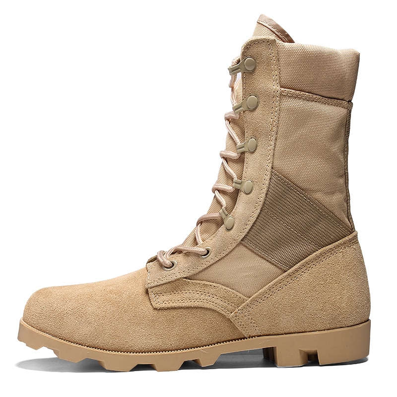 Men Military Desert Combat Army High Top Ankle Winter Snow Boots