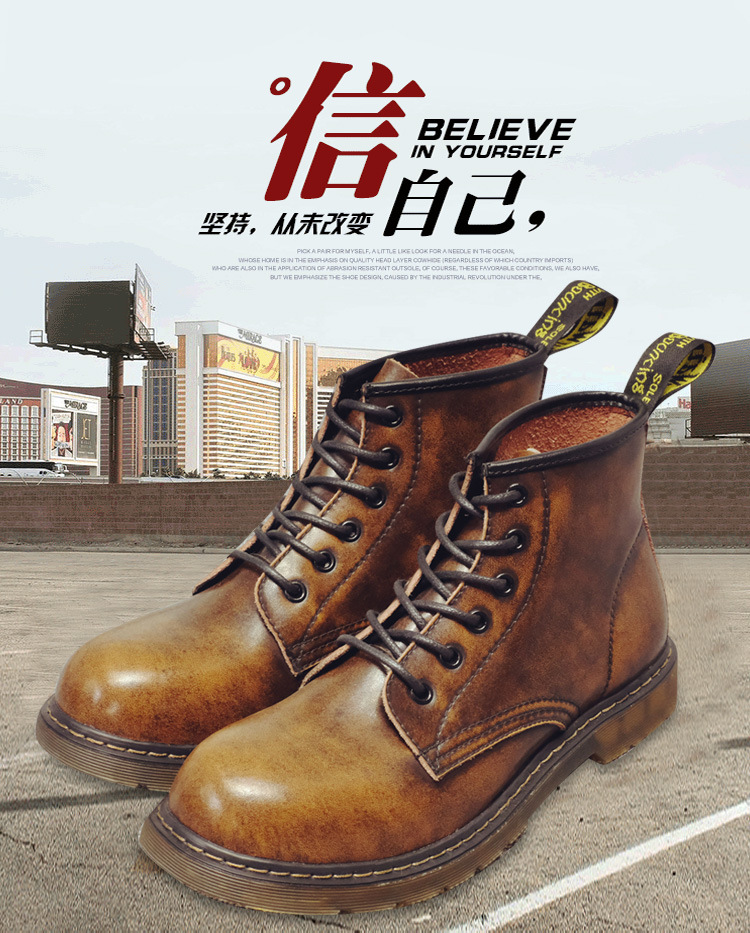 Men snow Boots 2019 British desert Vintage Classic Genuine leather military Boots Thick Heel Motorcycle Men's Shoe Men snow Boots 2019 British desert Vintage Classic Genuine leather military Boots Thick Heel Motorcycle Men's Shoe