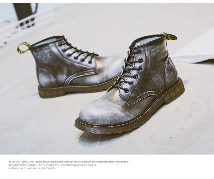 Men snow Boots 2019 British desert Vintage Classic Genuine leather military Boots Thick Heel Motorcycle Men's Shoe Men snow Boots 2019 British desert Vintage Classic Genuine leather military Boots Thick Heel Motorcycle Men's Shoe