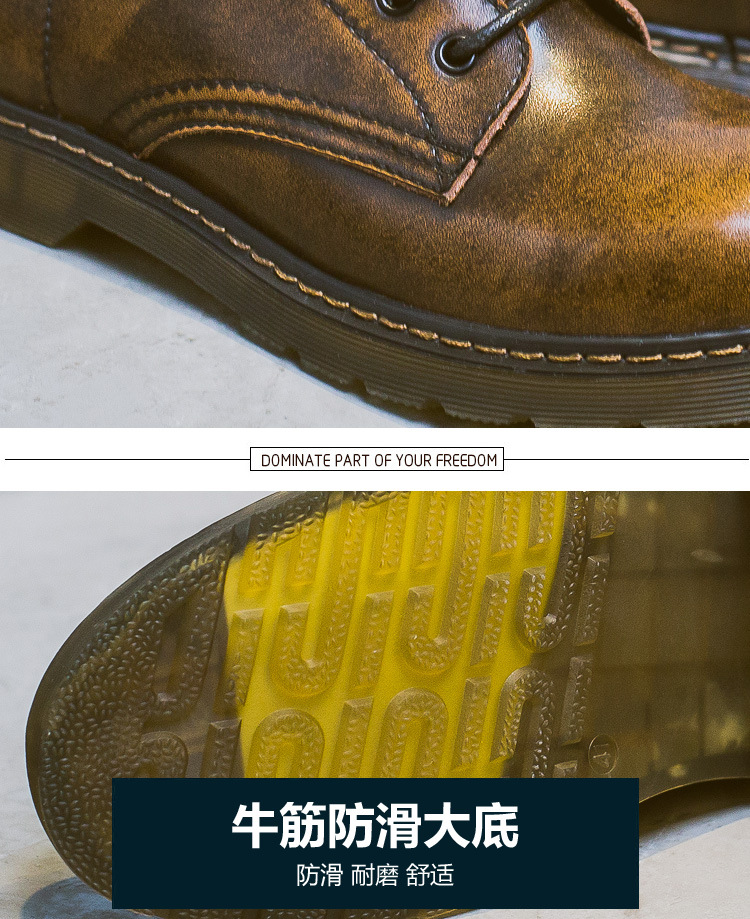 Men snow Boots 2019 British desert Vintage Classic Genuine leather military Boots Thick Heel Motorcycle Men's Shoe Men snow Boots 2019 British desert Vintage Classic Genuine leather military Boots Thick Heel Motorcycle Men's Shoe