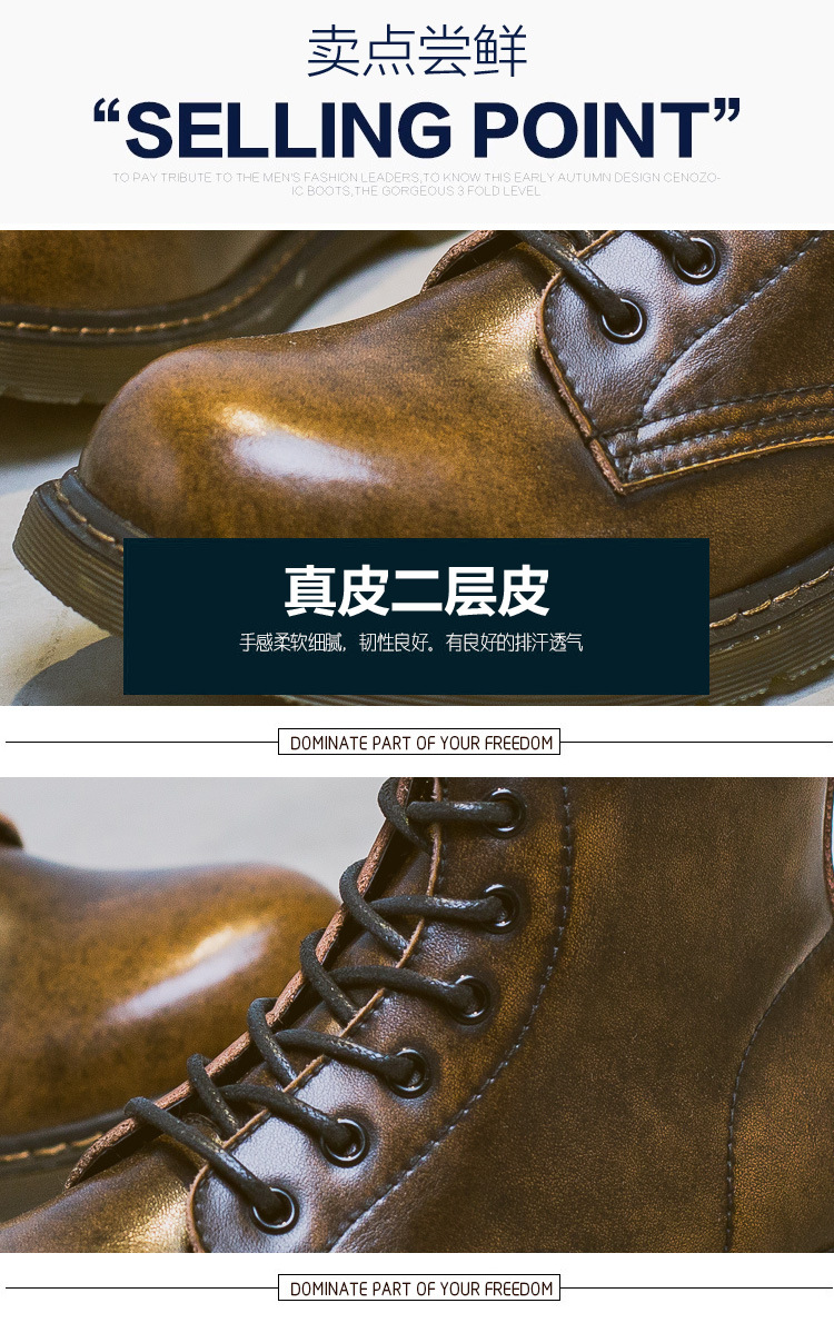 Men snow Boots 2019 British desert Vintage Classic Genuine leather military Boots Thick Heel Motorcycle Men's Shoe Men snow Boots 2019 British desert Vintage Classic Genuine leather military Boots Thick Heel Motorcycle Men's Shoe