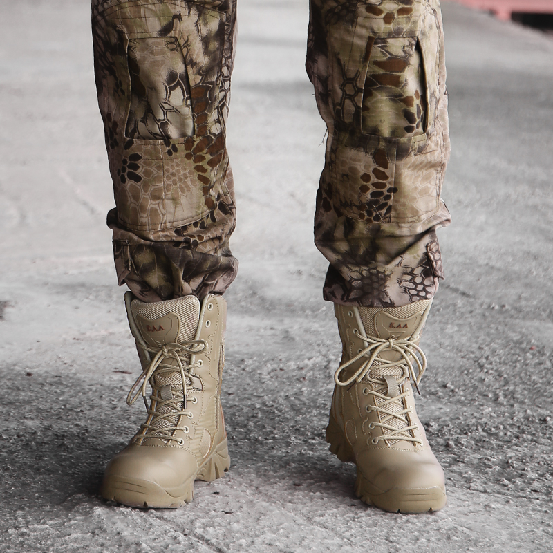 MEIGOUMEIGOU Big Size 39-47 Mens Boots Wear-resisting Non-slip Army Boots Men Waterproof Outdoor Climbing Hiking Boots Men MEIGOUMEIGOU Big Size 39-47 Mens Boots Wear-resisting Non-slip Army Boots Men Waterproof Outdoor Climbing Hiking Boots Men