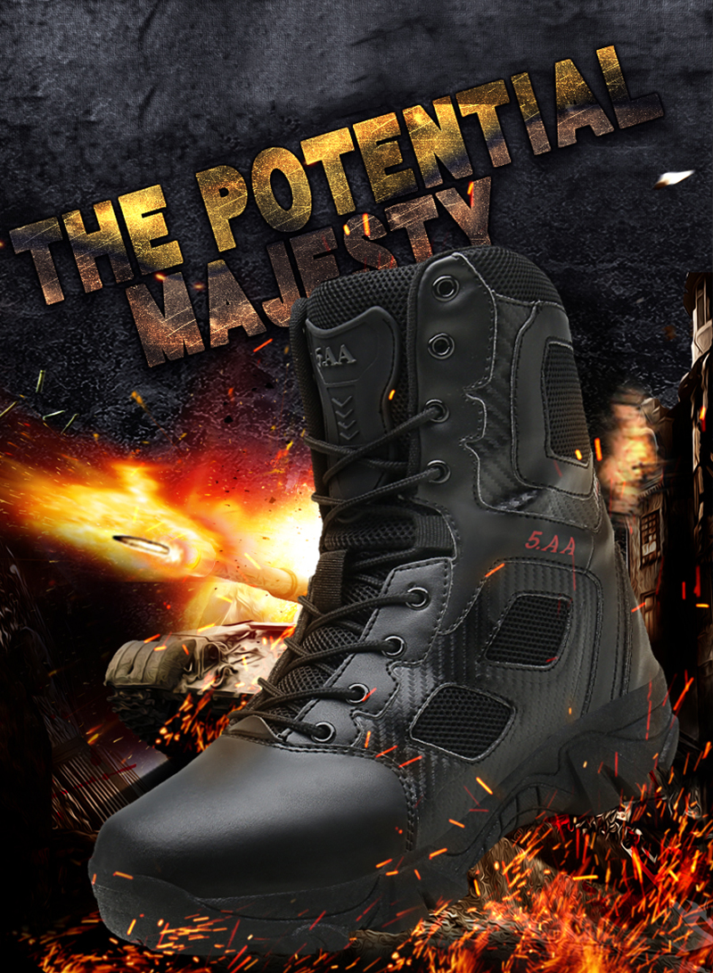 MEIGOUMEIGOU Big Size 39-47 Mens Boots Wear-resisting Non-slip Army Boots Men Waterproof Outdoor Climbing Hiking Boots Men MEIGOUMEIGOU Big Size 39-47 Mens Boots Wear-resisting Non-slip Army Boots Men Waterproof Outdoor Climbing Hiking Boots Men