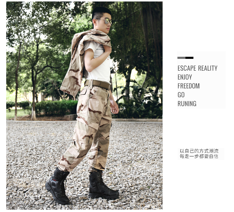 ZENVBNV Men Desert Tactical Military Boots Mens Work Safty Shoes SWAT Army Boot Militares Tacticos Zapatos Ankle Combat Boots