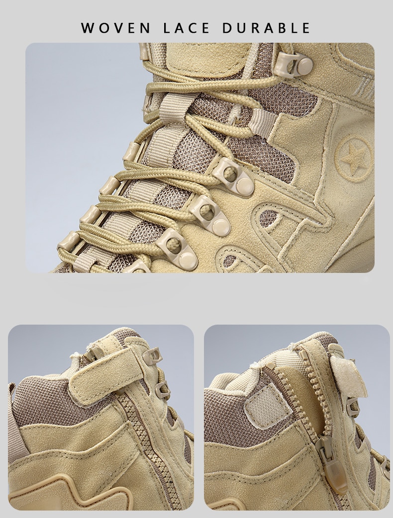 Winter/Autumn Men High Quality Brand Military Leather Boots Special Force Tactical Desert Combat Boats Outdoor Shoes Snow Boots Winter/Autumn Men High Quality Brand Military Leather Boots Special Force Tactical Desert Combat Boats Outdoor Shoes Snow Boots