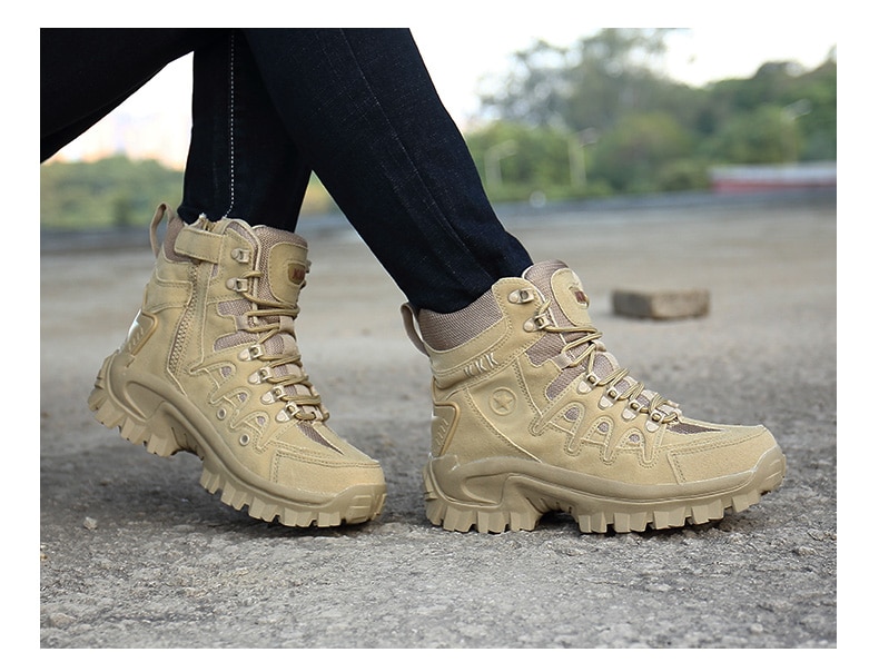 Winter/Autumn Men High Quality Brand Military Leather Boots Special Force Tactical Desert Combat Boats Outdoor Shoes Snow Boots Winter/Autumn Men High Quality Brand Military Leather Boots Special Force Tactical Desert Combat Boats Outdoor Shoes Snow Boots