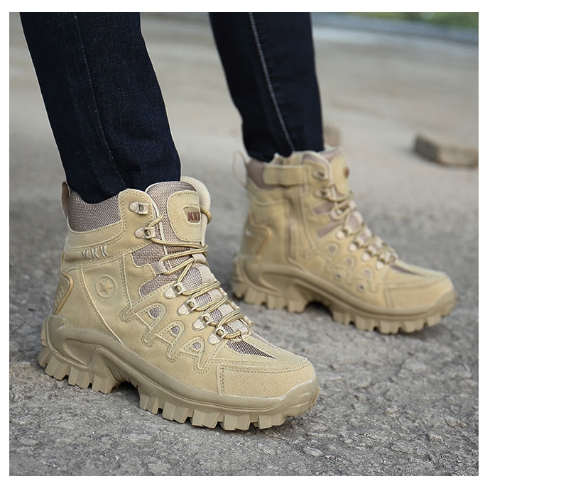 Winter/Autumn Men High Quality Brand Military Leather Boots Special Force Tactical Desert Combat Boats Outdoor Shoes Snow Boots Winter/Autumn Men High Quality Brand Military Leather Boots Special Force Tactical Desert Combat Boats Outdoor Shoes Snow Boots