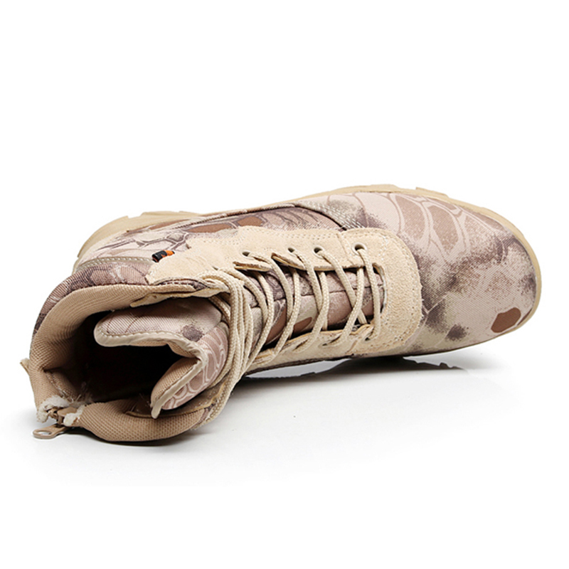 Military Combat Tactical Shoes Boots Men Black Python Combat Shoes Army Hiking Tactical Shoes Outdoor Hunting Shoes XX-300