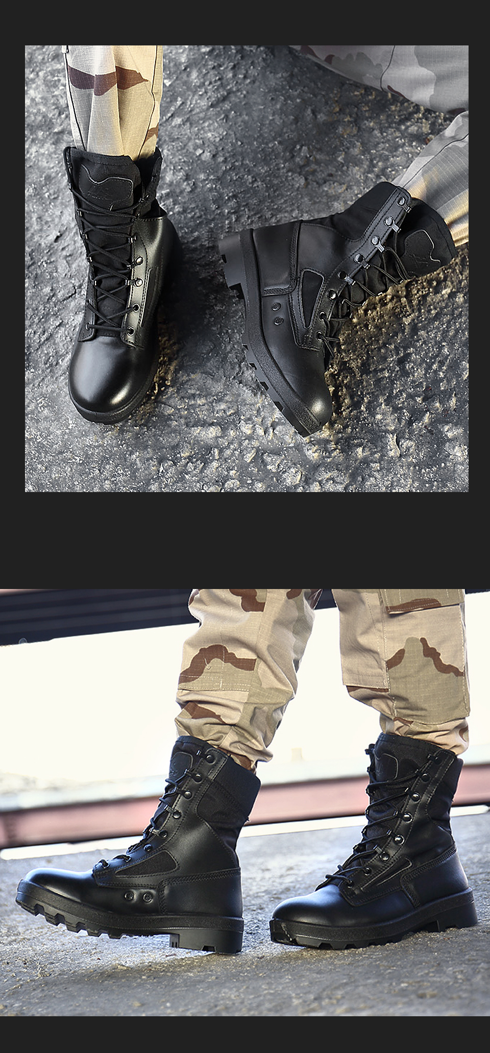 Winter Military Boots Men Botas Militares Quality Men's Tactical military Combat Boots Army Work Shoes Leather Askeri Bot Men's