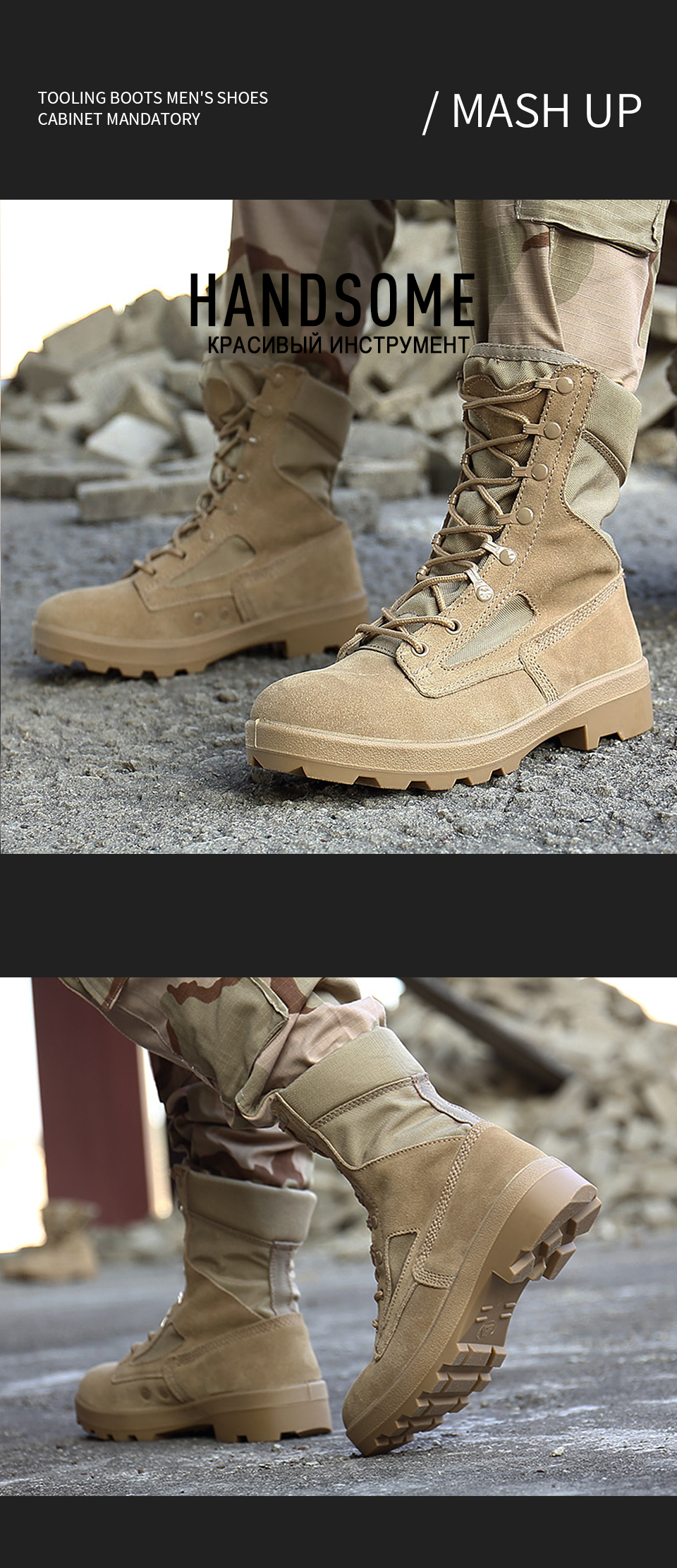 Winter Military Boots Men Botas Militares Quality Men's Tactical military Combat Boots Army Work Shoes Leather Askeri Bot Men's