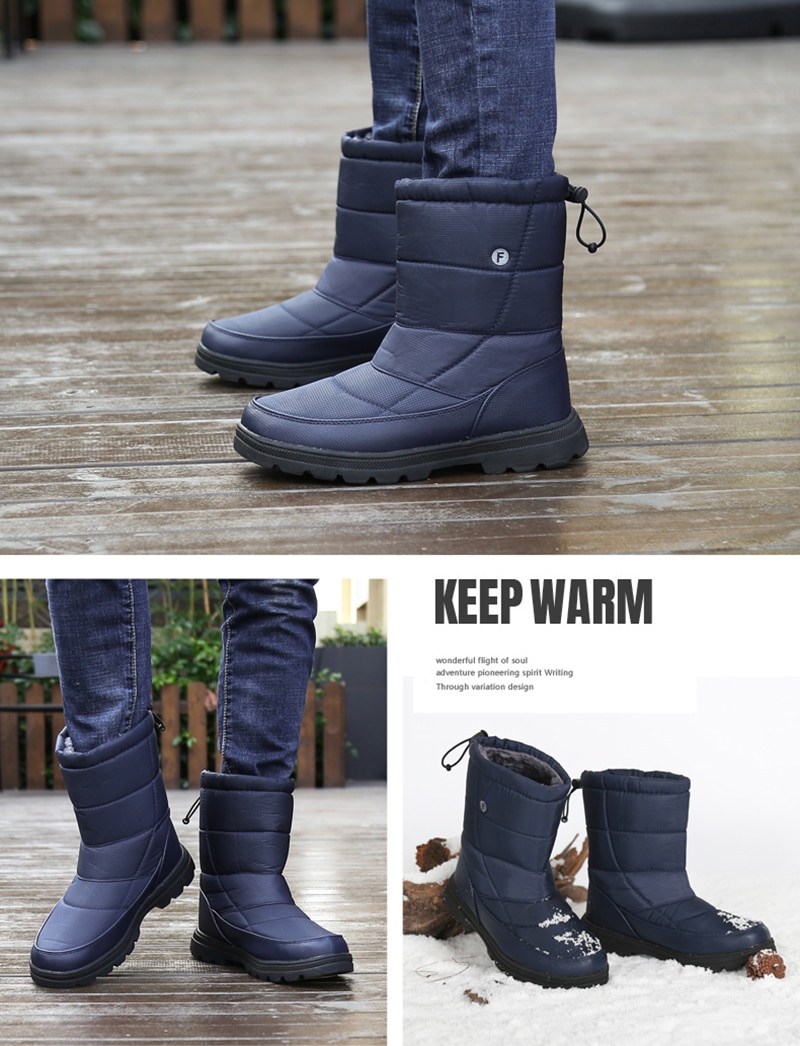 Christmas Men Shoes Winter Snow Boots Men Flat Safety Shoes Warm Military Boots Waterproof Rain Boots Antiskid Zapatos De Hombre Christmas Men Shoes Winter Snow Boots Men Flat Safety Shoes Warm Military Boots Waterproof Rain Boots Antiskid Zapatos De Hombre