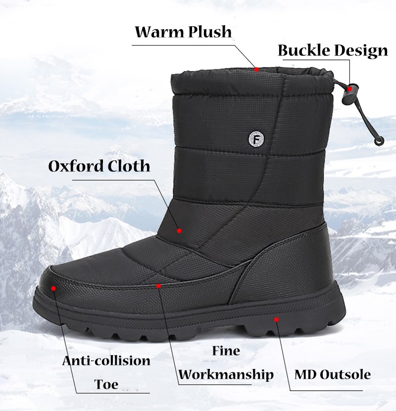 Christmas Men Shoes Winter Snow Boots Men Flat Safety Shoes Warm Military Boots Waterproof Rain Boots Antiskid Zapatos De Hombre Christmas Men Shoes Winter Snow Boots Men Flat Safety Shoes Warm Military Boots Waterproof Rain Boots Antiskid Zapatos De Hombre