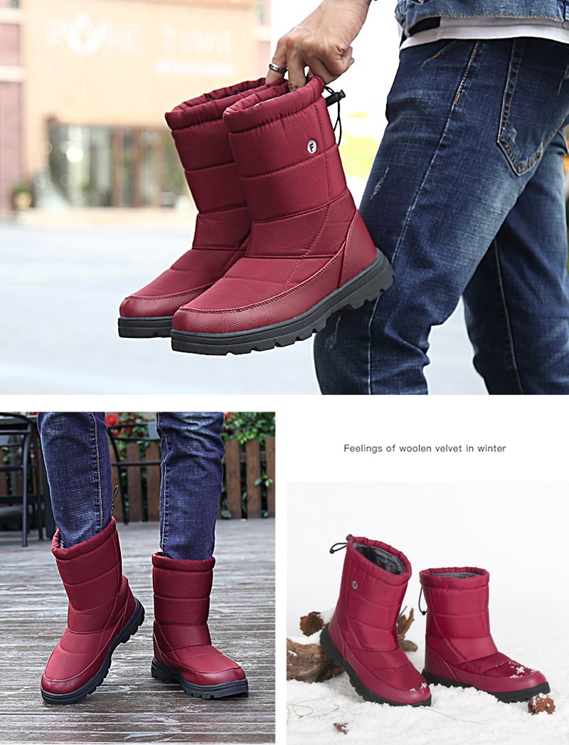 Christmas Men Shoes Winter Snow Boots Men Flat Safety Shoes Warm Military Boots Waterproof Rain Boots Antiskid Zapatos De Hombre Christmas Men Shoes Winter Snow Boots Men Flat Safety Shoes Warm Military Boots Waterproof Rain Boots Antiskid Zapatos De Hombre