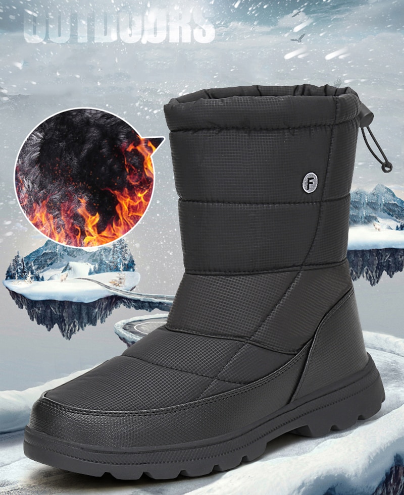 Christmas Men Shoes Winter Snow Boots Men Flat Safety Shoes Warm Military Boots Waterproof Rain Boots Antiskid Zapatos De Hombre Christmas Men Shoes Winter Snow Boots Men Flat Safety Shoes Warm Military Boots Waterproof Rain Boots Antiskid Zapatos De Hombre