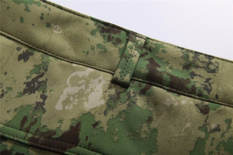 Sharkskin outdoor hunting Ghillie suit camping waterproof jacket tad4.0 soft shell fleece jacket + pants sniper camouflage