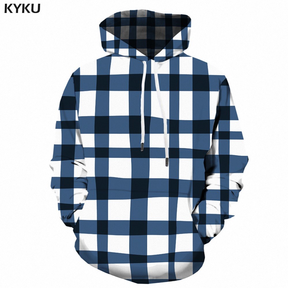 KYKU Grey Camo Hoodie Men Camouflage Sweatshirt Harajuku 3d Printed Hoodies Anime Clothes Retro Military Mens Clothing Autumn