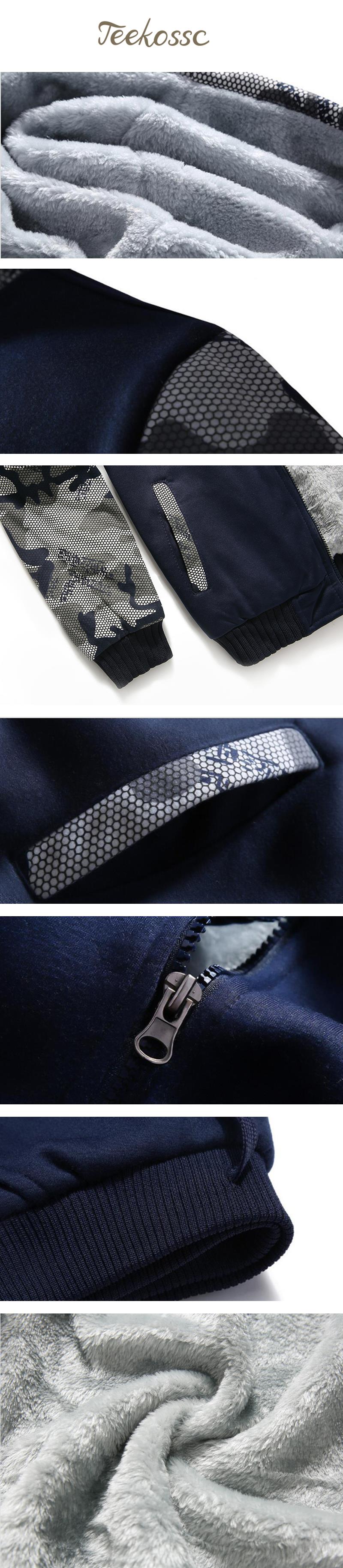 Skull Jacket Super Hero Hoodie Men Hip-Hop Sweatshirt Coat Winter Thick Fleece Warm Camouflage Swag Sportswear Mens