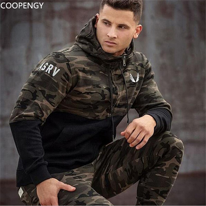 new fashion spring autumn mens hoodies camouflage style hoodie army ...