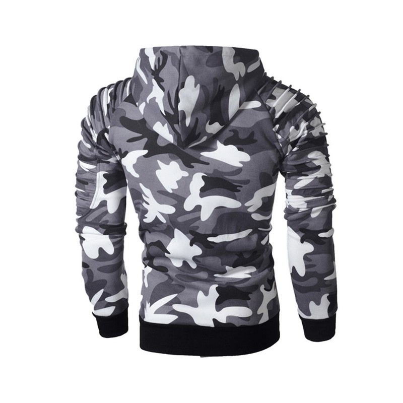 Camouflage Hoodies Men New Fashion Sweatshirt Male Camo Hoody Hip Hop ...