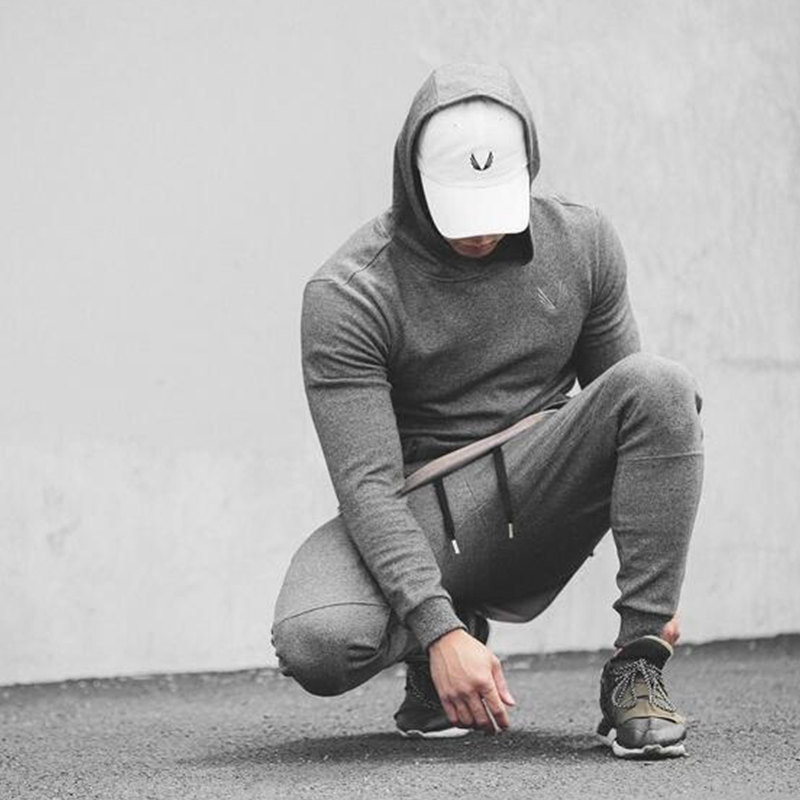 2018 spring new Mens Camouflage Hoodies Fashion leisure pullover fitness Bodybuilding jacket Sweatshirts sportswear clothing