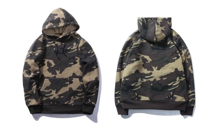 Hot Sale Brand Camouflage Hoodies Men Sweatshirt Fleece Pullover Coat Male Warm Jacket Hip hop Streetwear Hoodie men