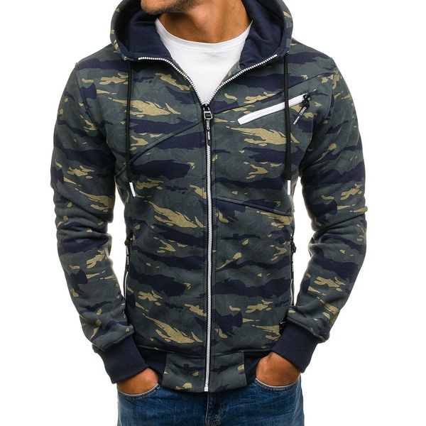 ZOGAA New Men's Fashion Camouflage Hoodies Men Slim Zipper Hooded Jackets Harajuku Casual Outwear Sportswear Men Hoodies ZOGAA New Men's Fashion Camouflage Hoodies Men Slim Zipper Hooded Jackets Harajuku Casual Outwear Sportswear Men Hoodies