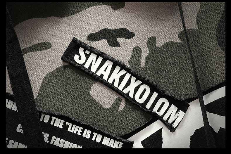 2019 NEW camouflage print men hoodies army green hoodie great quality hip-hop pullovers Hooded Sweatshirt women/men outerwear