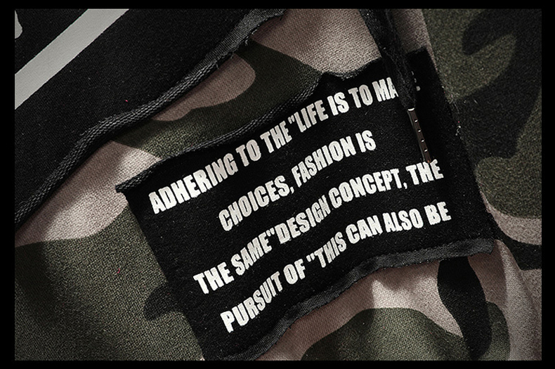 2019 NEW camouflage print men hoodies army green hoodie great quality hip-hop pullovers Hooded Sweatshirt women/men outerwear