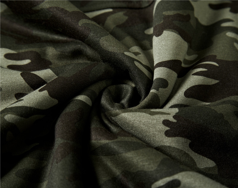 New Arrival Camouflage Fleece Hoodie Men Brand Clothing IN-YESON Winter Thick Camo Men's Sweatshirt