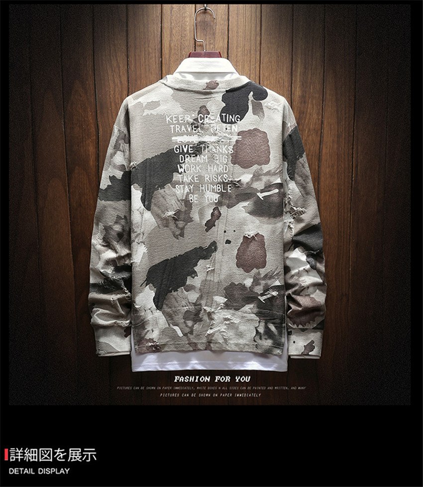 Men clothes 2018 new sweatshirt hoodies men camouflage Military Hoodie fall Unisex Patchwork Hoody Male Clothes Plus size 5XL