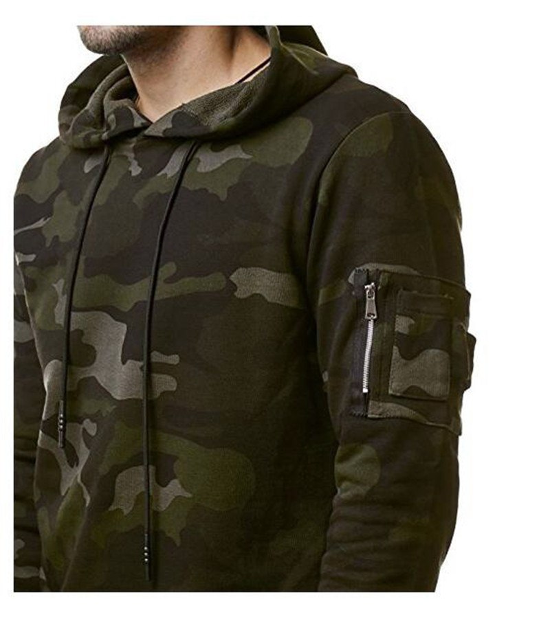 Sweatshirts Men Camouflage Hoodies Thin Military Pullovers Pull Homme Hiver Sueter Hombre Boys Army Green Black Hooded Tops