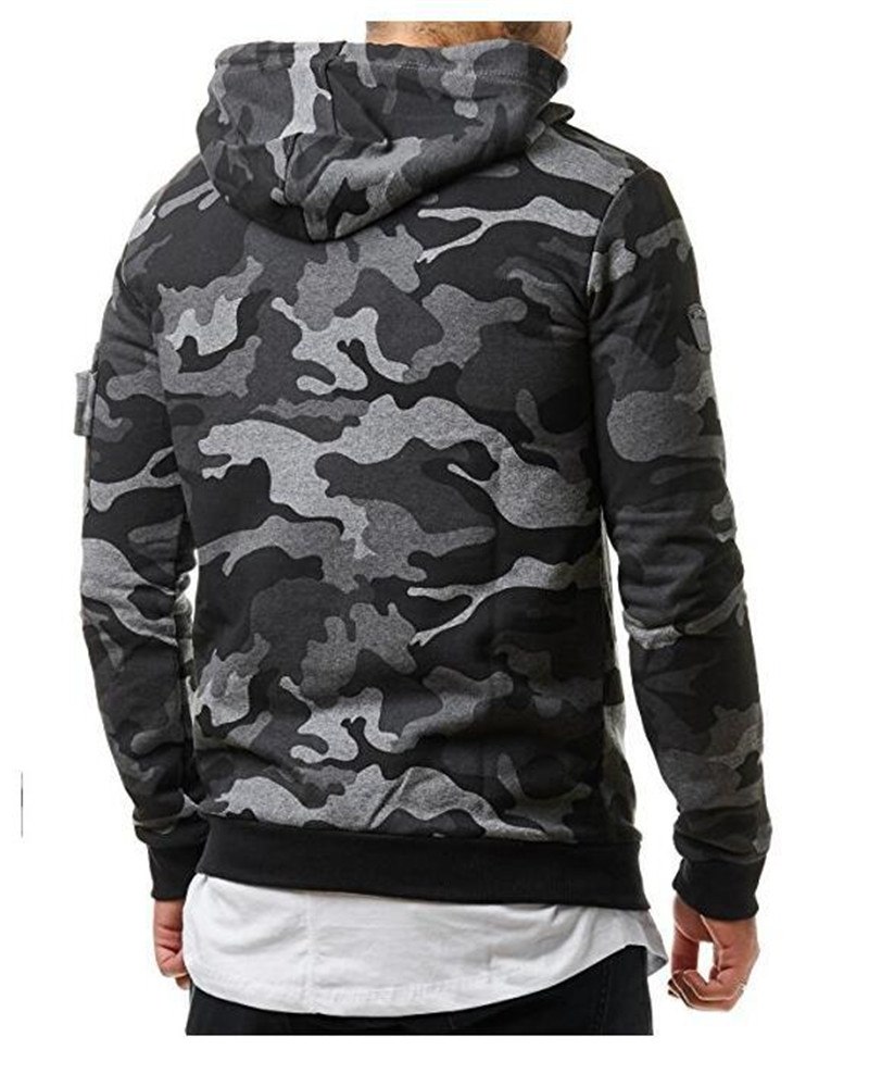 Sweatshirts Men Camouflage Hoodies Thin Military Pullovers Pull Homme Hiver Sueter Hombre Boys Army Green Black Hooded Tops