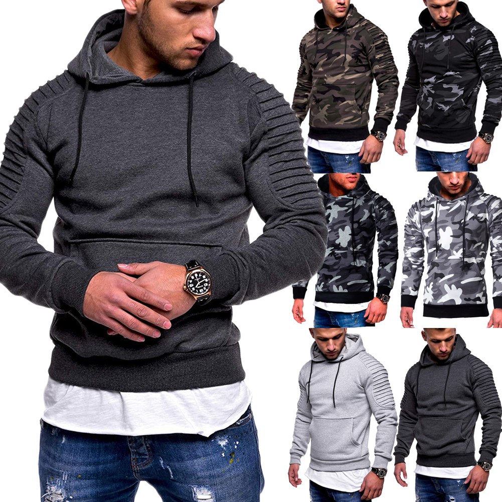 2018 New Autumn Men Hoodies Sweatshirt Fashion Camouflage Military Tracksuit Casual Pullover Male Hooded Top 2018 New Autumn Men Hoodies Sweatshirt Fashion Camouflage Military Tracksuit Casual Pullover Male Hooded Top