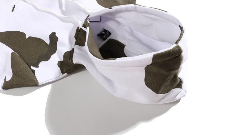 YouthCodes Snow Mountain Marines Camouflage Military Hoodie White Camo Fleece Season6 Kanye West Skateboard Sweatshirt Men Cloth