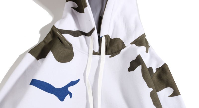 YouthCodes Snow Mountain Marines Camouflage Military Hoodie White Camo Fleece Season6 Kanye West Skateboard Sweatshirt Men Cloth