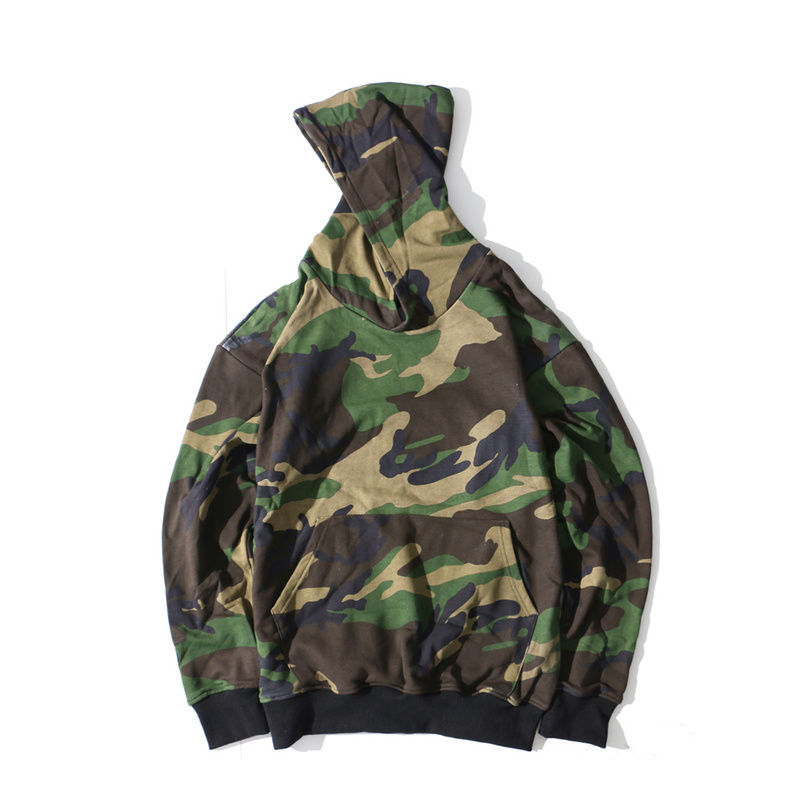 YouthCodes Camouflage Military Hoodie Kanye West Season5 USA Army Camo Oversize Loose Style Swaeatshirts Men Navy Air Force 2018