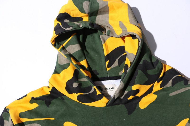 YouthCodes Camouflage Military Hoodie Kanye West Season5 USA Army Camo Oversize Loose Style Swaeatshirts Men Navy Air Force 2018