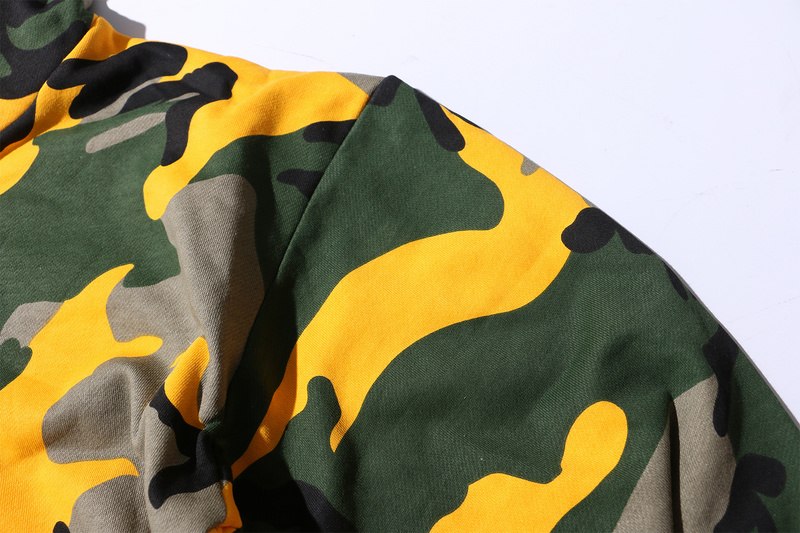YouthCodes Camouflage Military Hoodie Kanye West Season5 USA Army Camo Oversize Loose Style Swaeatshirts Men Navy Air Force 2018