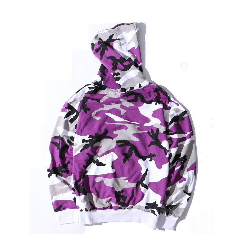 YouthCodes Camouflage Military Hoodie Kanye West Season5 USA Army Camo Oversize Loose Style Swaeatshirts Men Navy Air Force 2018