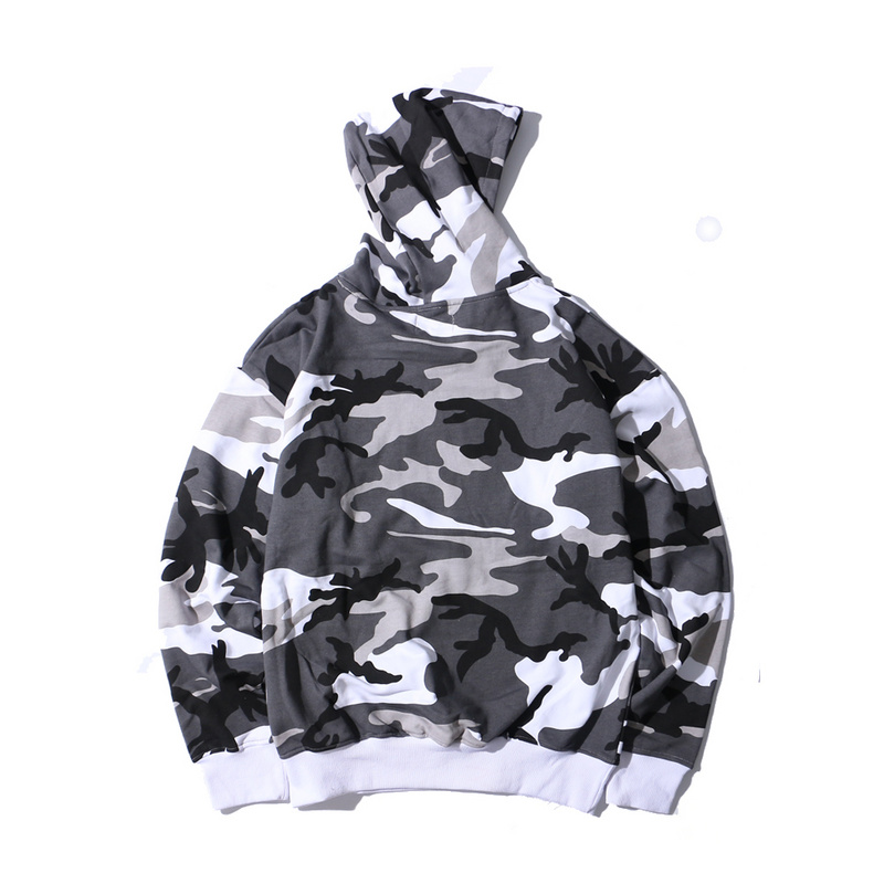 YouthCodes Camouflage Military Hoodie Kanye West Season5 USA Army Camo Oversize Loose Style Swaeatshirts Men Navy Air Force 2018
