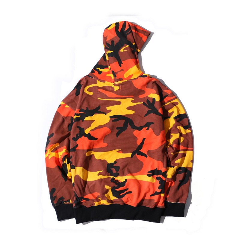 YouthCodes Camouflage Military Hoodie Kanye West Season5 USA Army Camo Oversize Loose Style Swaeatshirts Men Navy Air Force 2018