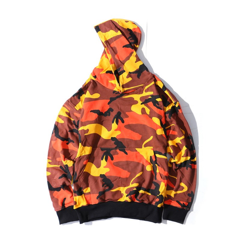 YouthCodes Camouflage Military Hoodie Kanye West Season5 USA Army Camo Oversize Loose Style Swaeatshirts Men Navy Air Force 2018