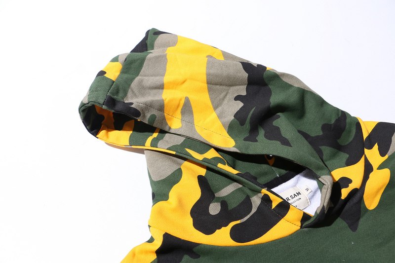 YouthCodes Camouflage Military Hoodie Kanye West Season5 USA Army Camo Oversize Loose Style Swaeatshirts Men Navy Air Force 2018