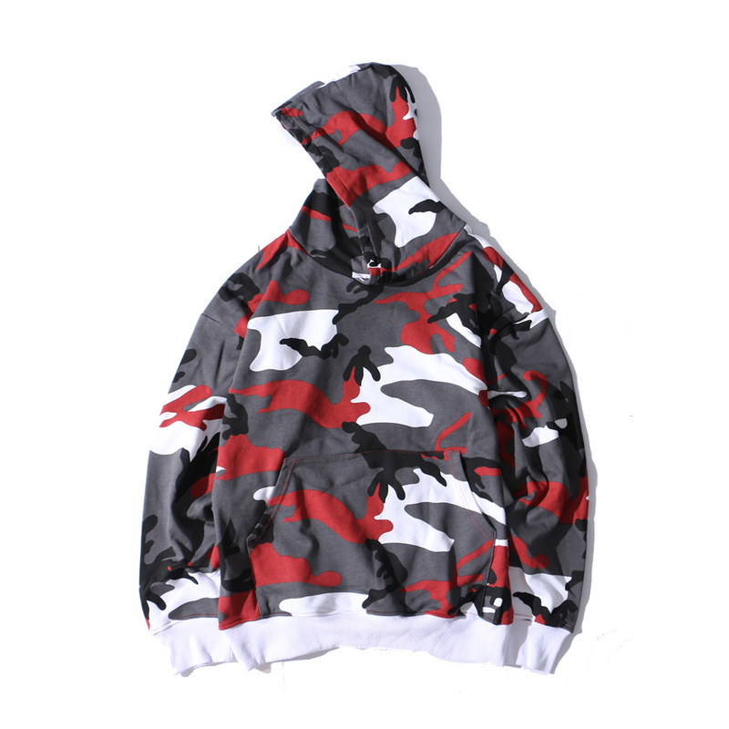YouthCodes Camouflage Military Hoodie Kanye West Season5 USA Army Camo Oversize Loose Style Swaeatshirts Men Navy Air Force 2018