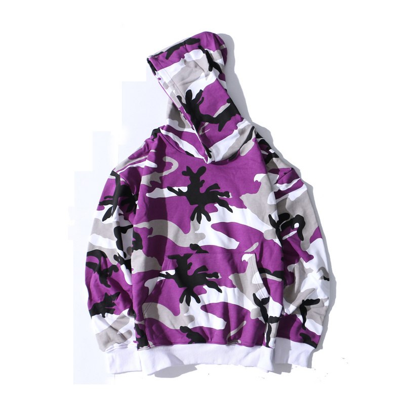 YouthCodes Camouflage Military Hoodie Kanye West Season5 USA Army Camo Oversize Loose Style Swaeatshirts Men Navy Air Force 2018