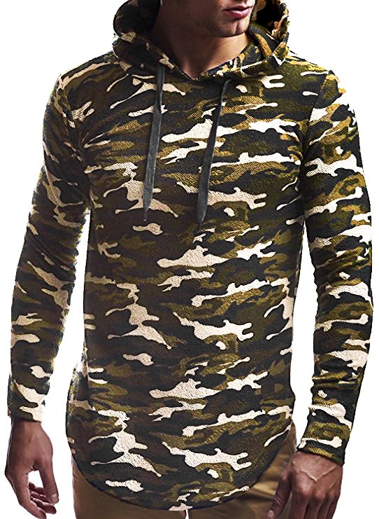 2018 New Autumn Men Hoodies Sweatshirt Fashion Camouflage Military Tracksuit Casual Pullover Male Hooded