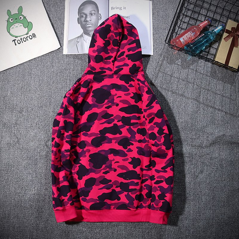 YouthCodes Classic Fashion Camouflage Camo Military Hoodie Men Zipper Kanye West Season4 Navy Army Thick Sweatshirts Men Cloth