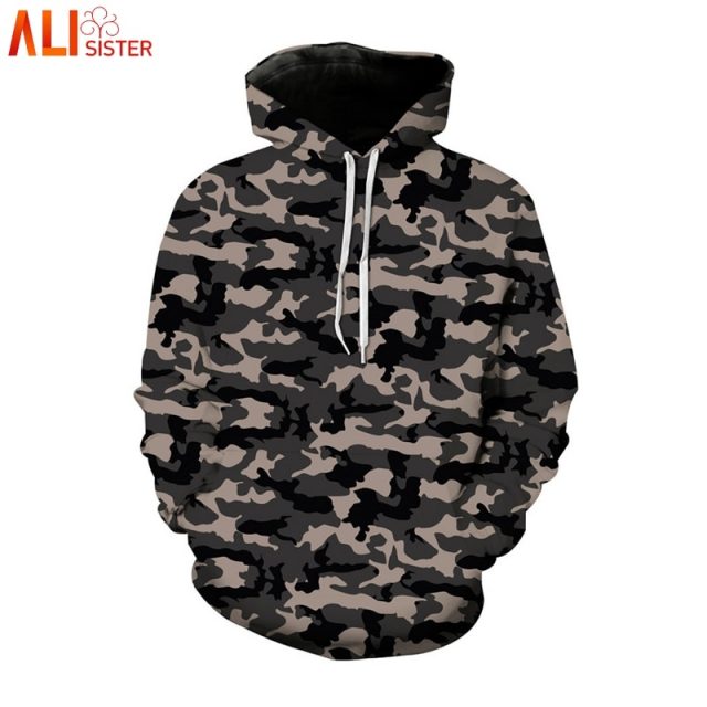 camo hoodie mens fashion