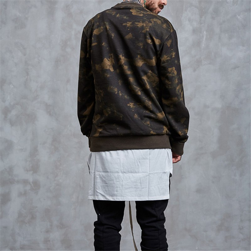 Camouflage Military Kanye West Hoodies Men Moleton Masculino Hip Hop Sweatshirt Camouflage Military Kanye West Hoodies Men Moleton Masculino Hip Hop Sweatshirt