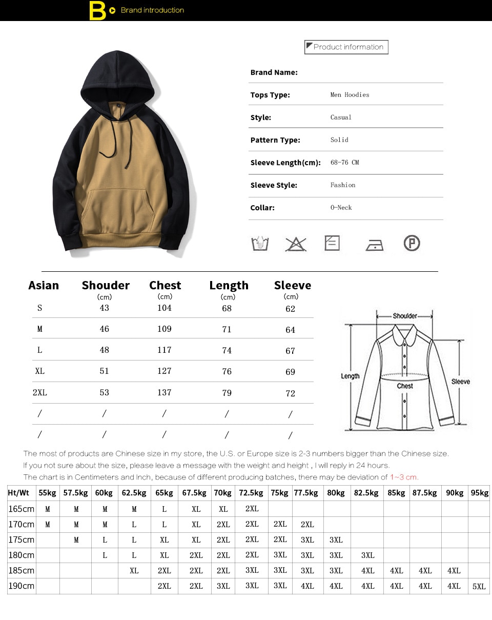 Streetwear Patchwork Hoodie Men Hip Hop Hooded Solid Slim Fit Casual Hoody